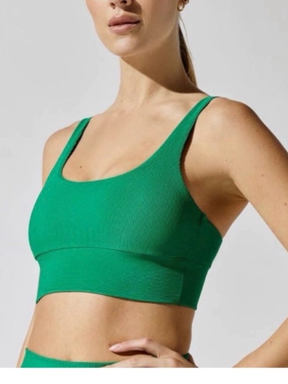 Aritzia Sun-deh-Sinch-Seamless Rib Bra Top. Size: small.